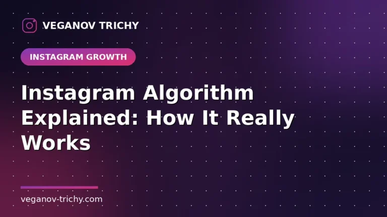 Instagram Algorithm Explained - Veganov Trichy